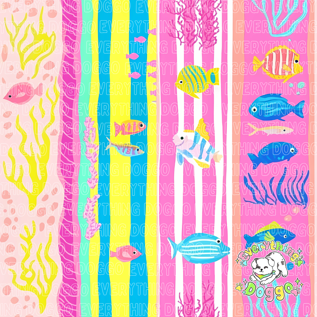 Seaside Island - Active Snap On Bandana (Reversible)