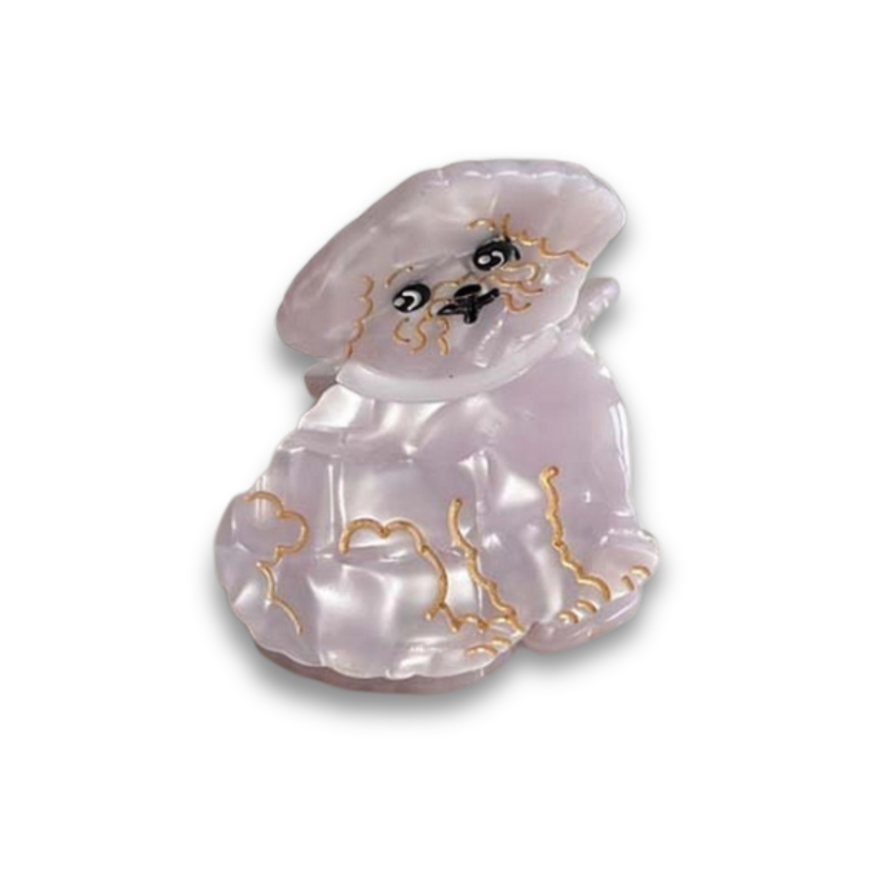 Bichon Frisé Hair Claw Clip