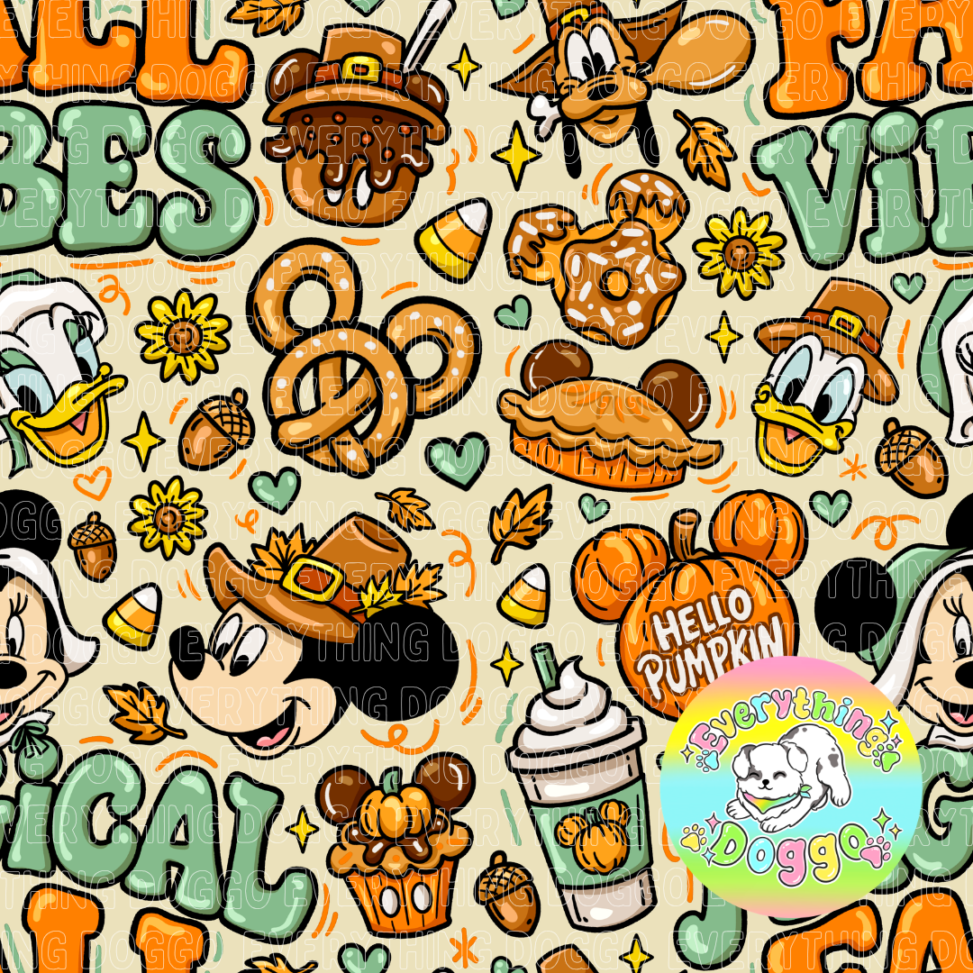 Magical Fall - Active Snap On Bandana (Reversible)