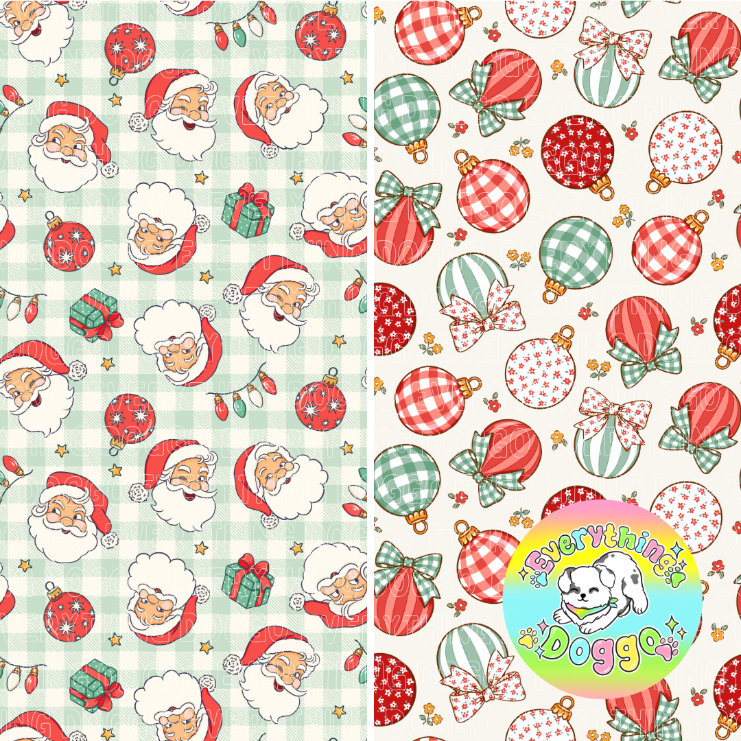 Very Merry Vintage - Bandana (Reversible)