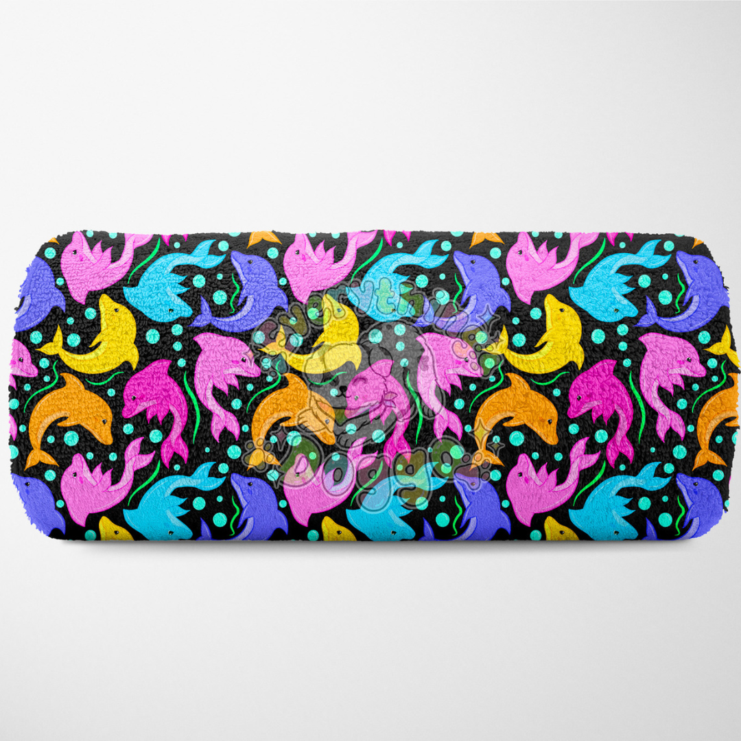 Neon Dolphins - Towel