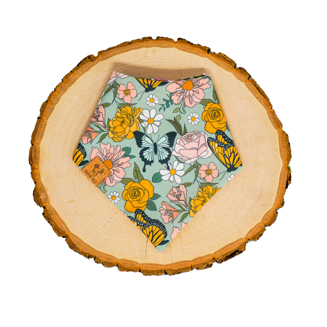 Butterfly Floral - Bandana