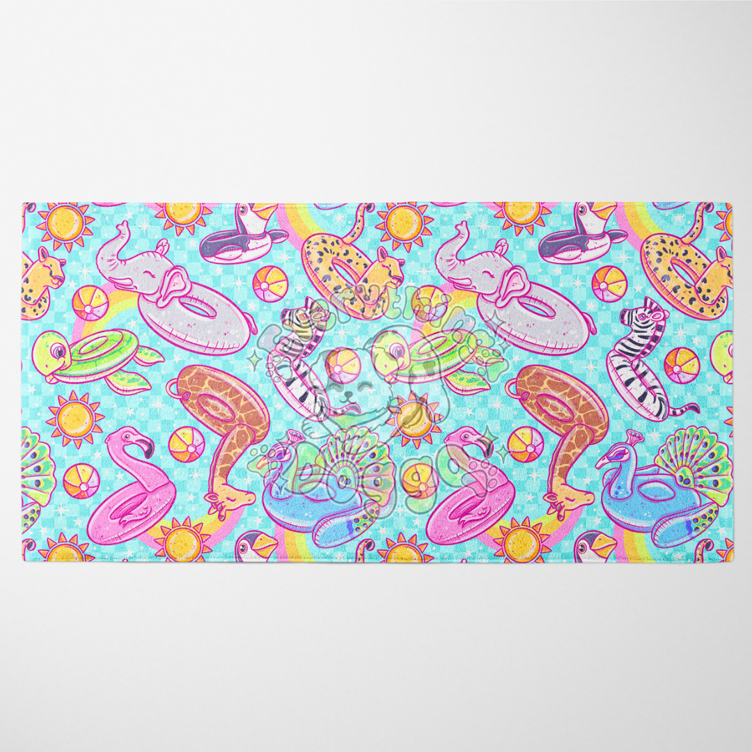 Zoo Animal Pool Floaties - Towel