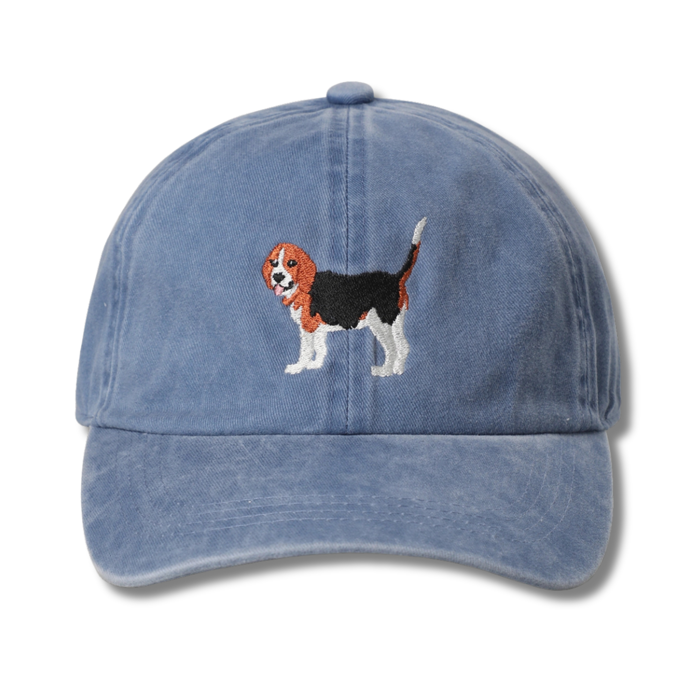 Beagle Embroidered Cotton Baseball Cap