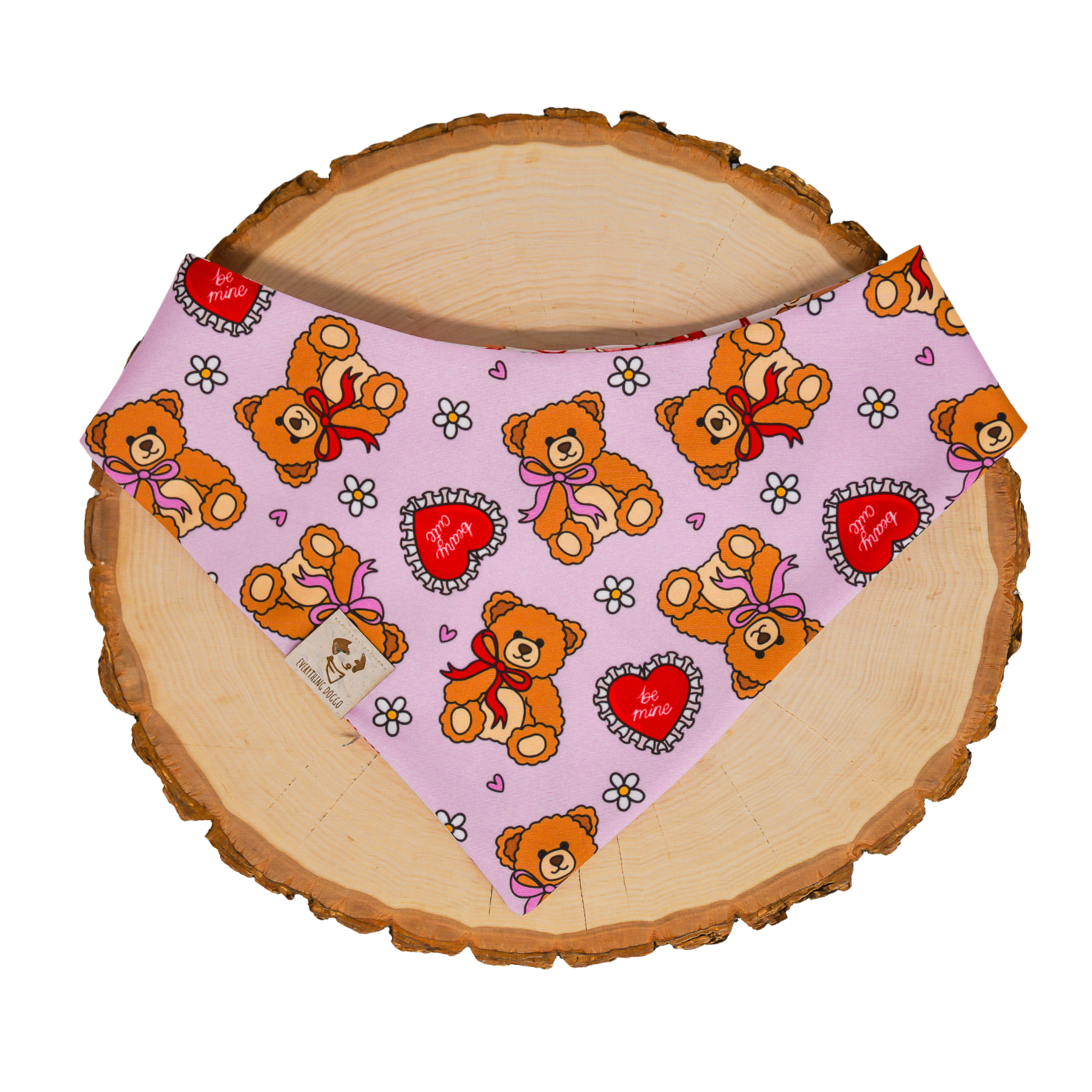 Beary Cute Valentine - Bandana (Reversible)