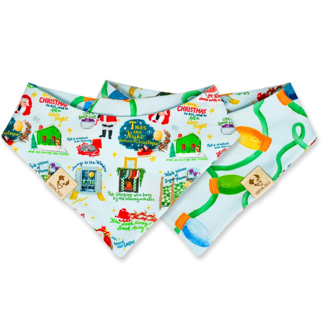 Night Before Christmas (Christmas Mystery #2) - Bandana (Reversible)