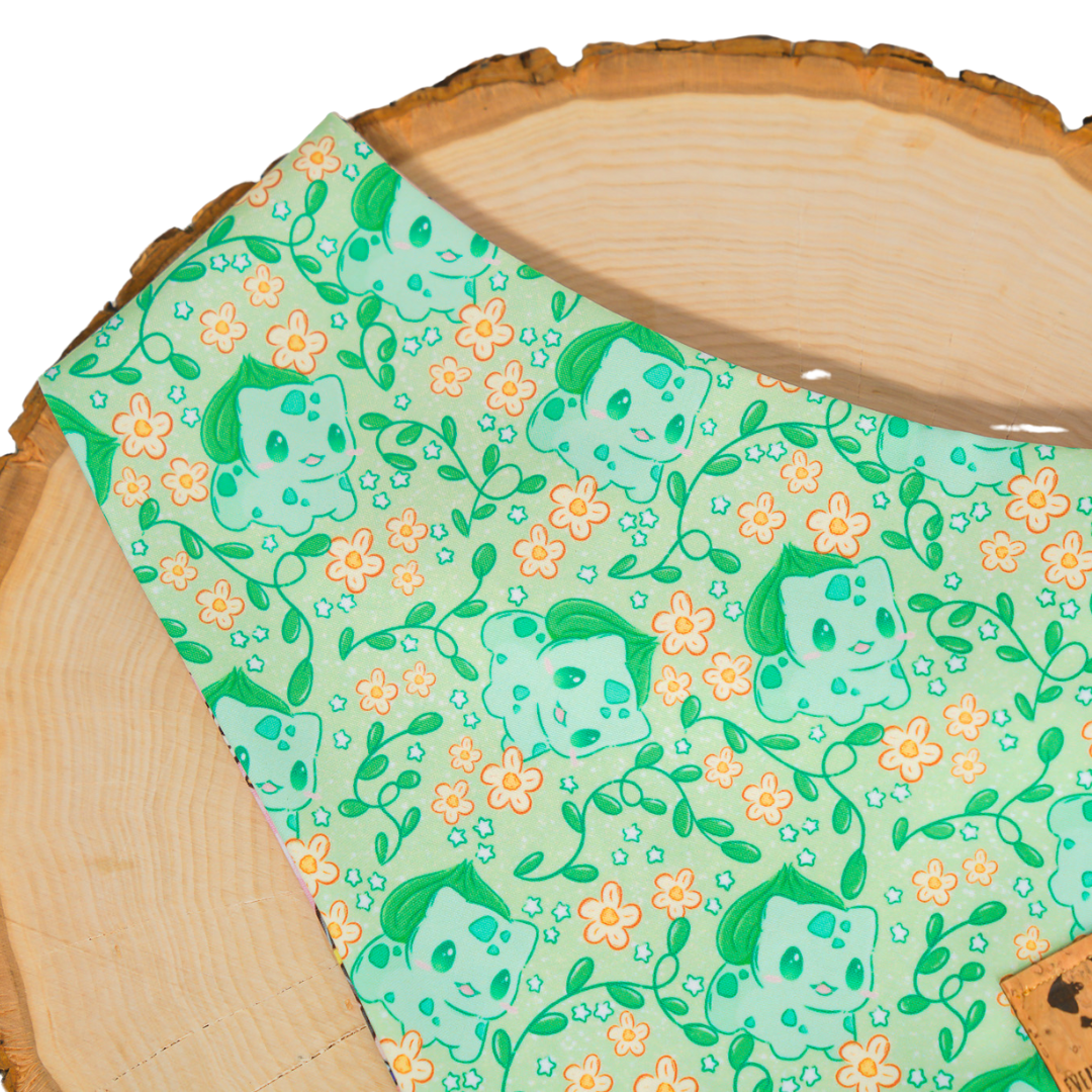 Chibi Frog Poke Floral - Bandana