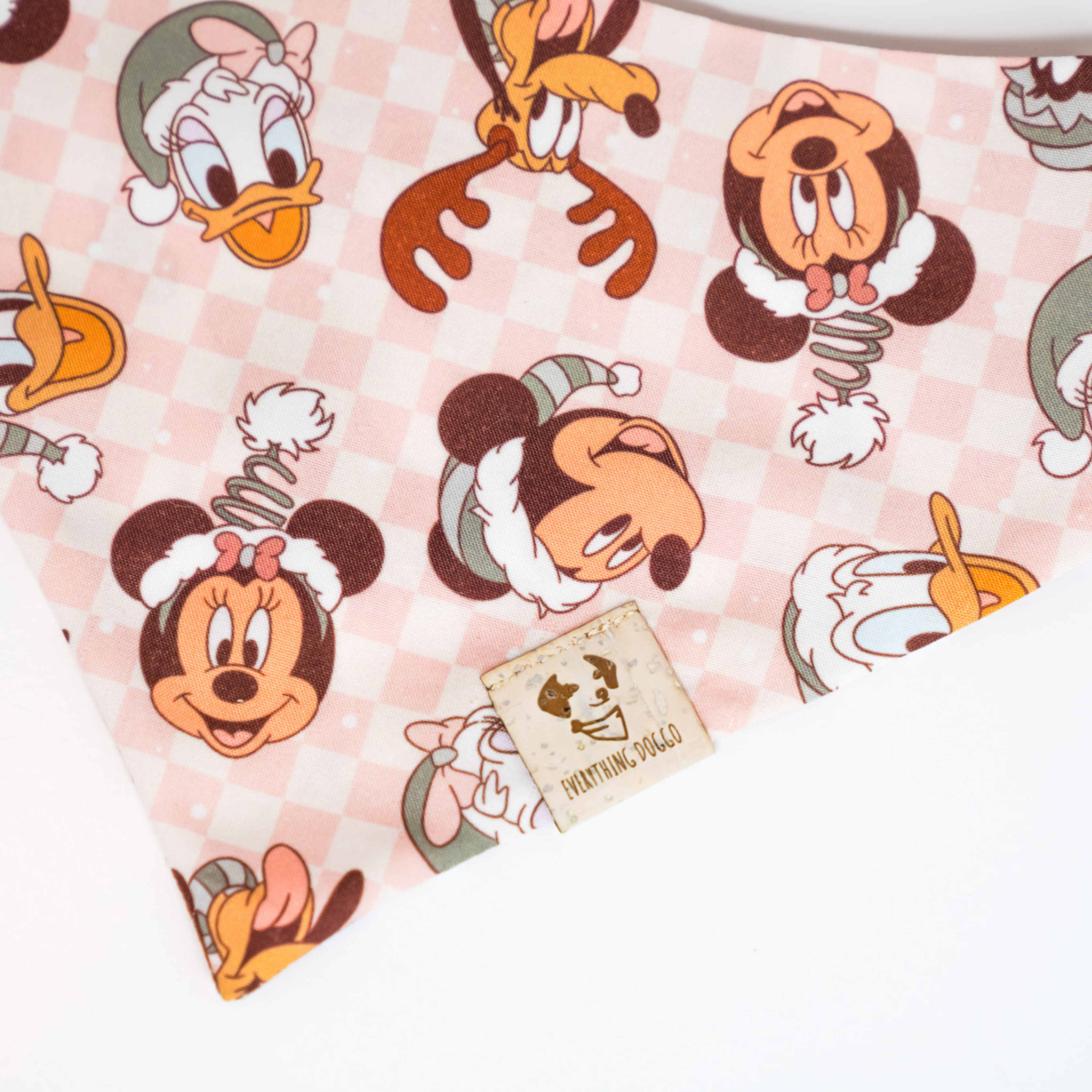 Mousey Gingerbread - Single Snap Bandana (Reversible)