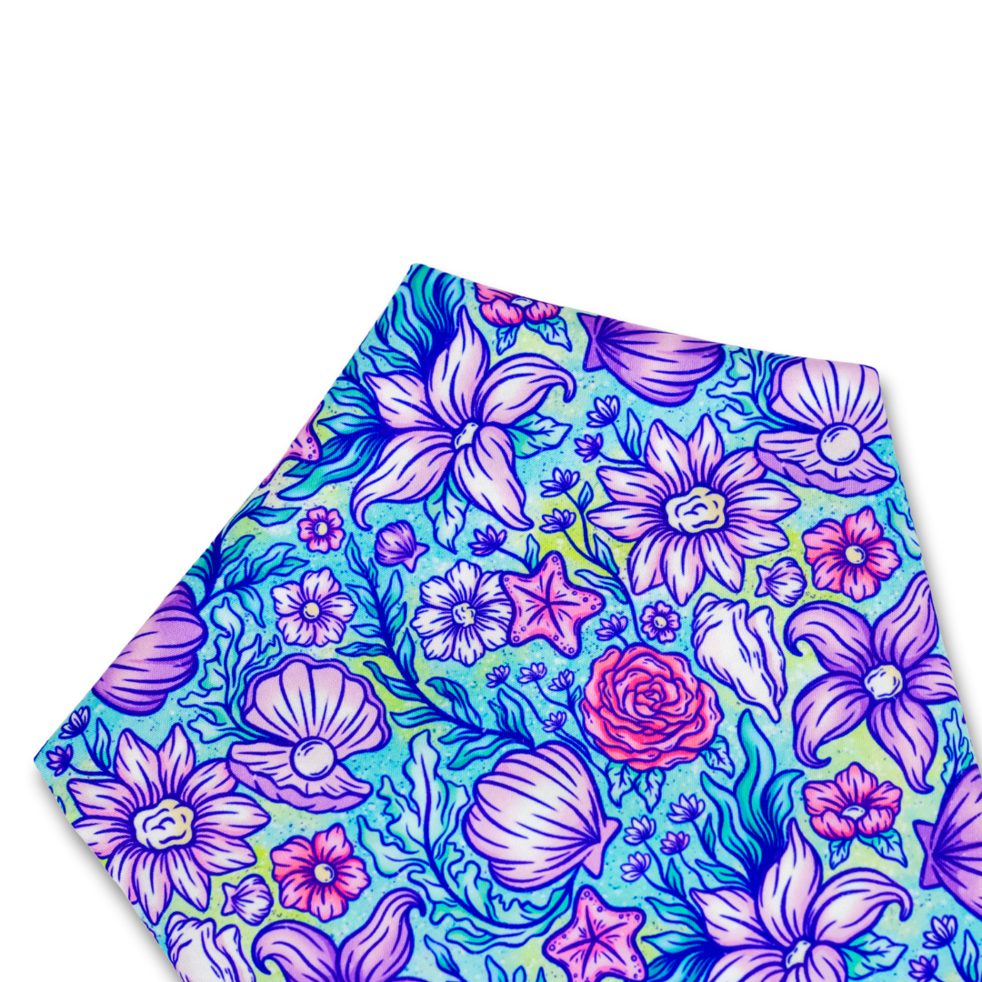 Mermaid Floral - Bandana