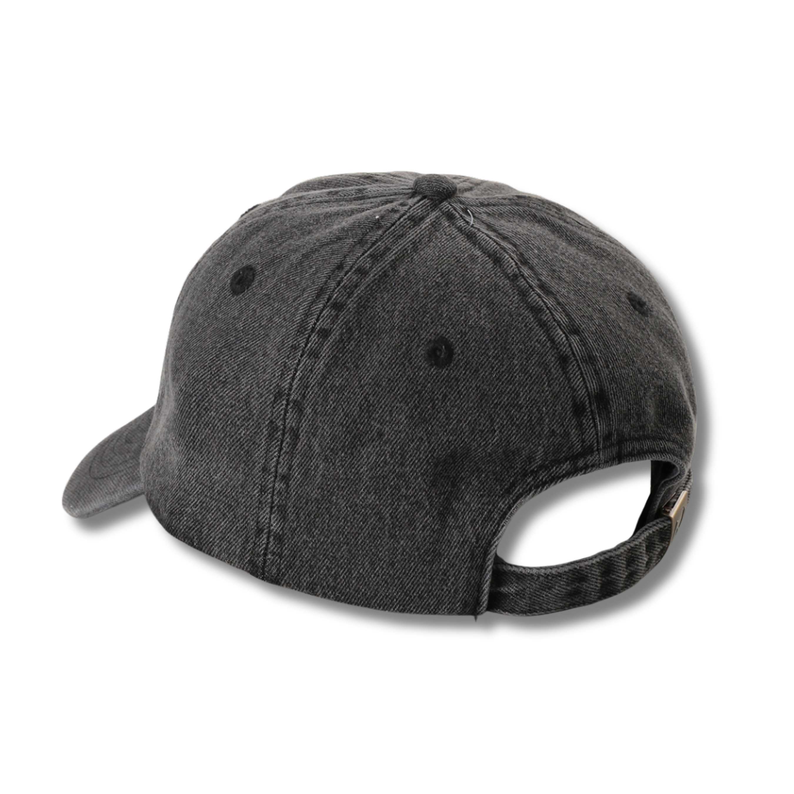 Golden Retriever Embroidered Baseball Hat, Black Denim Cap