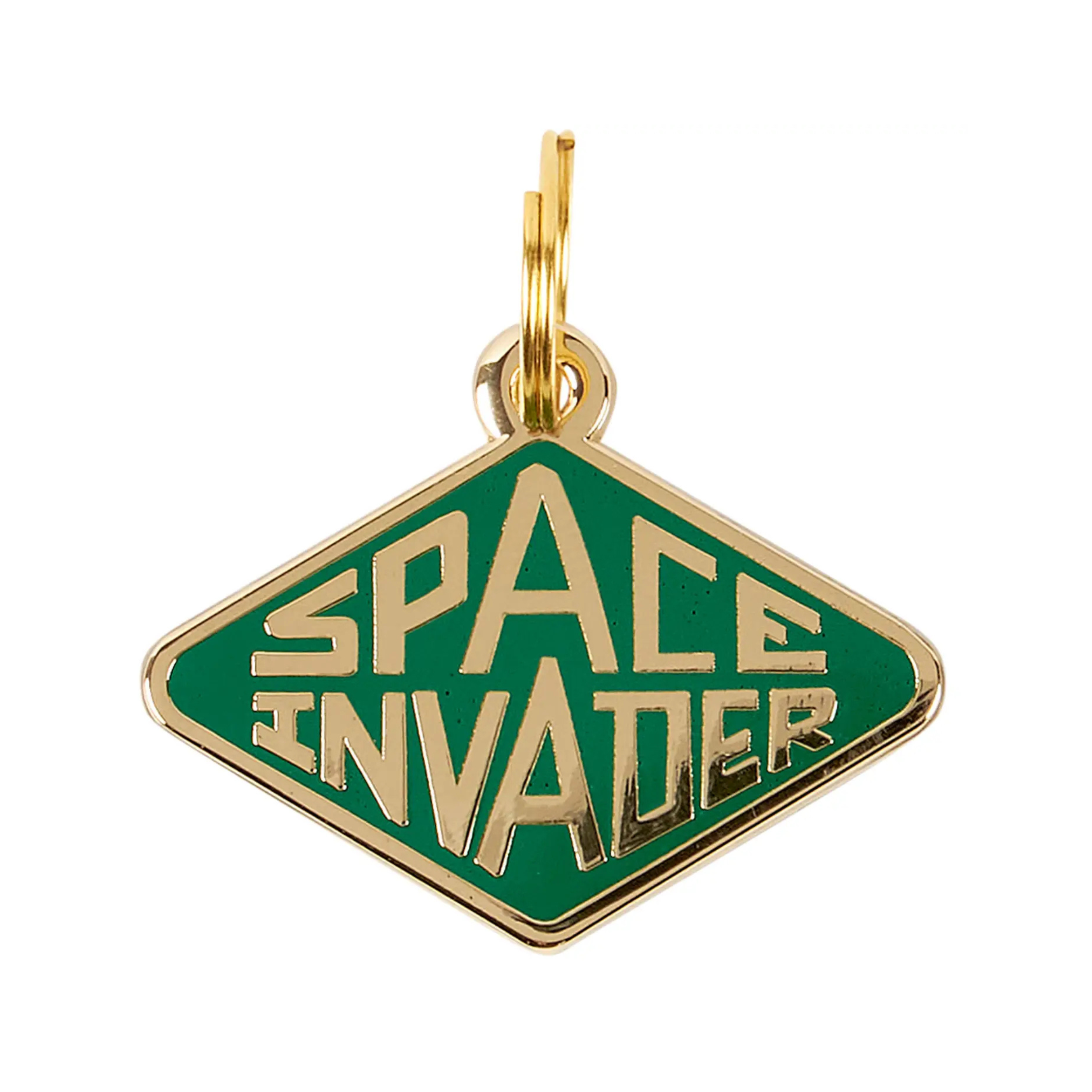 Space Invader Collar Charm