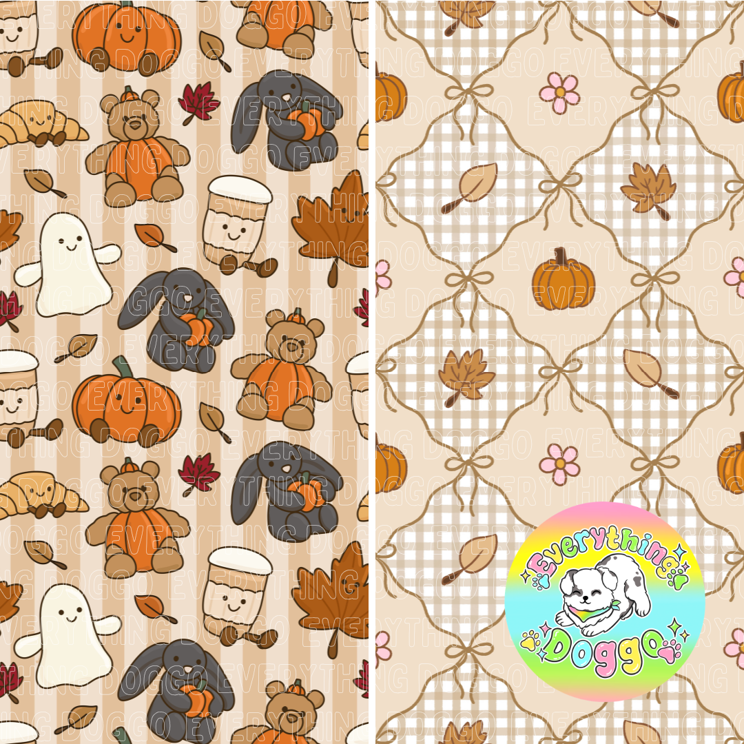 Autumn Snuggles - Bandana (Reversible)