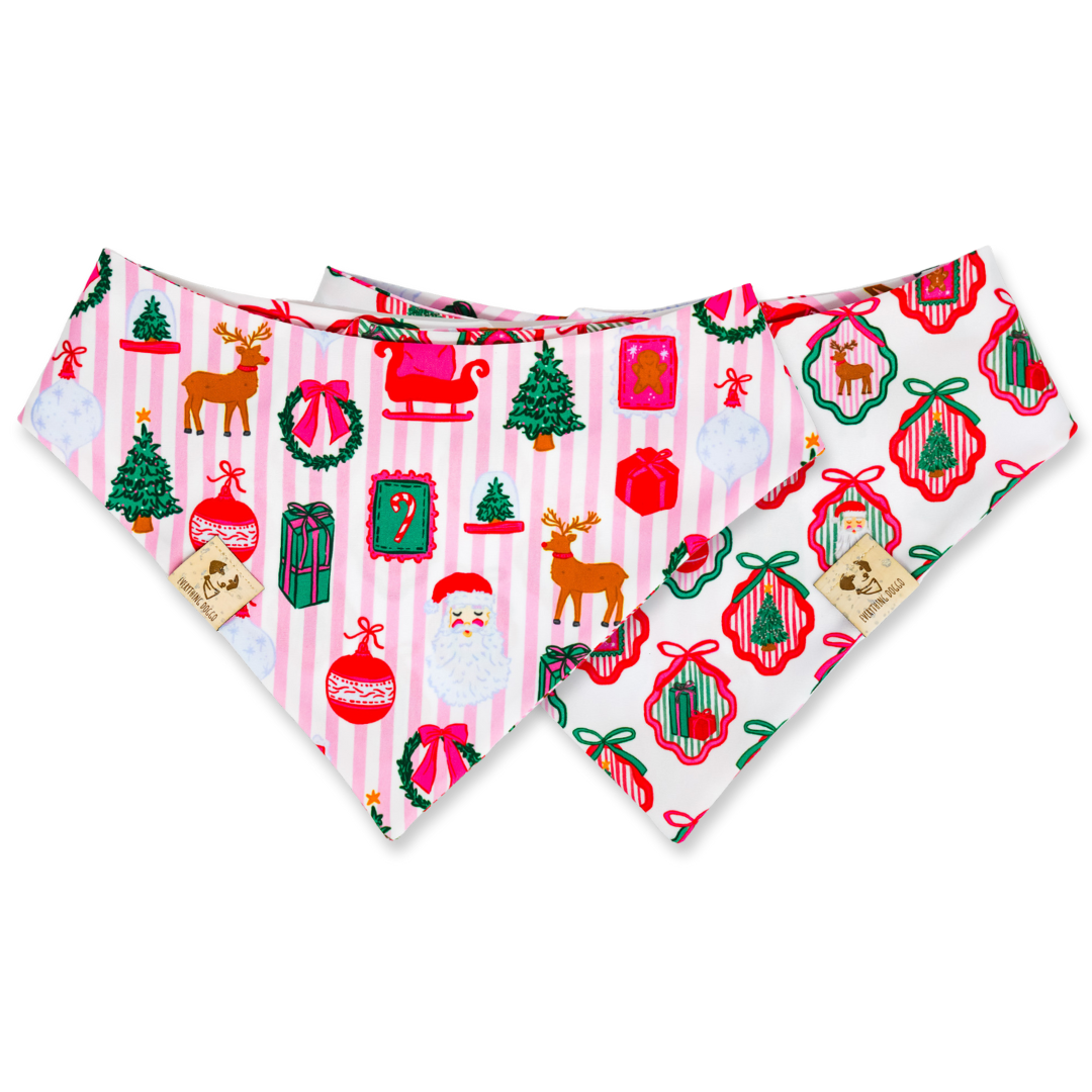 Pink Noel (Christmas Mystery #1) - Bandana (Reversible)