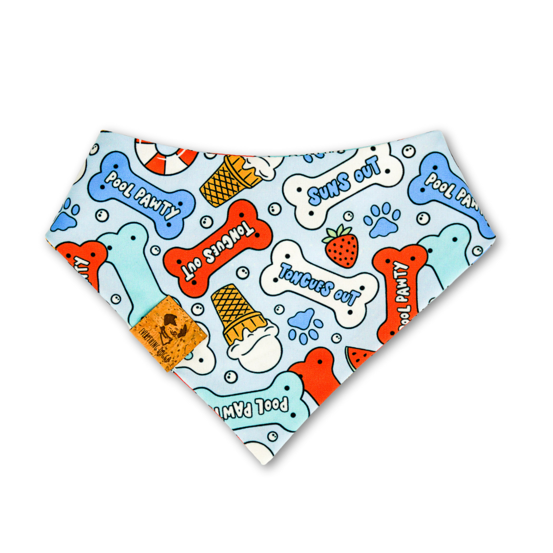 Summer Dog Treats - Single Snap Bandana