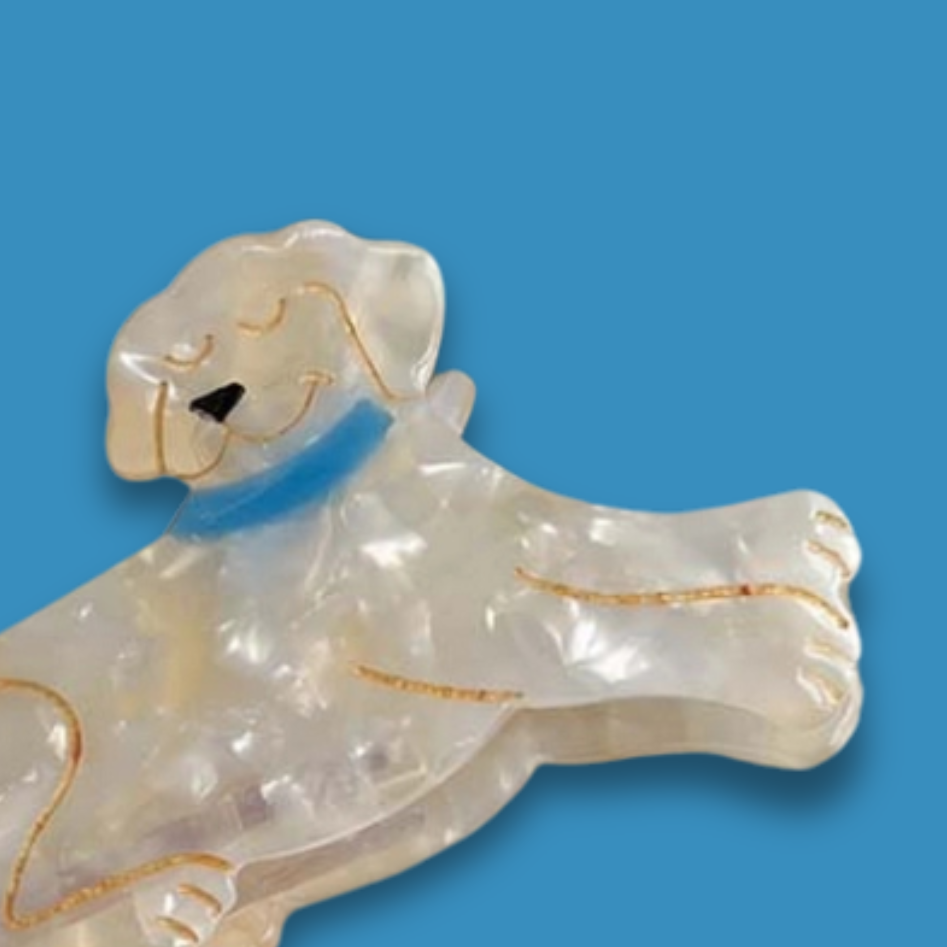 Labrador Hair Claw Clip