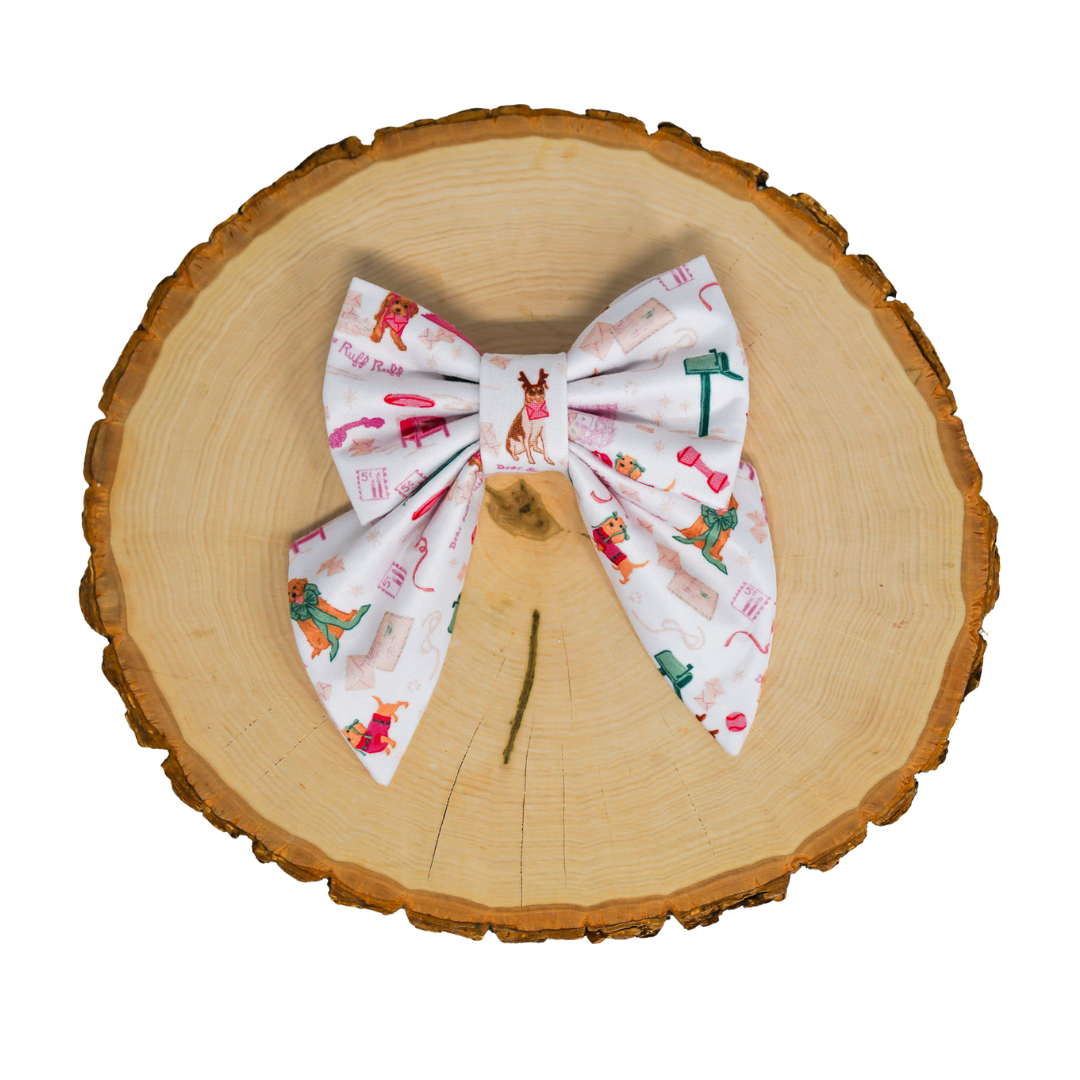 Dear Santa Ruff Ruff (October Monthly Mystery) - Bow
