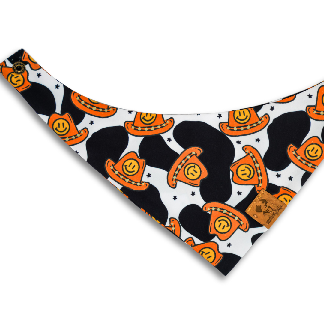 Smiley Cowboy - Single Snap Bandana