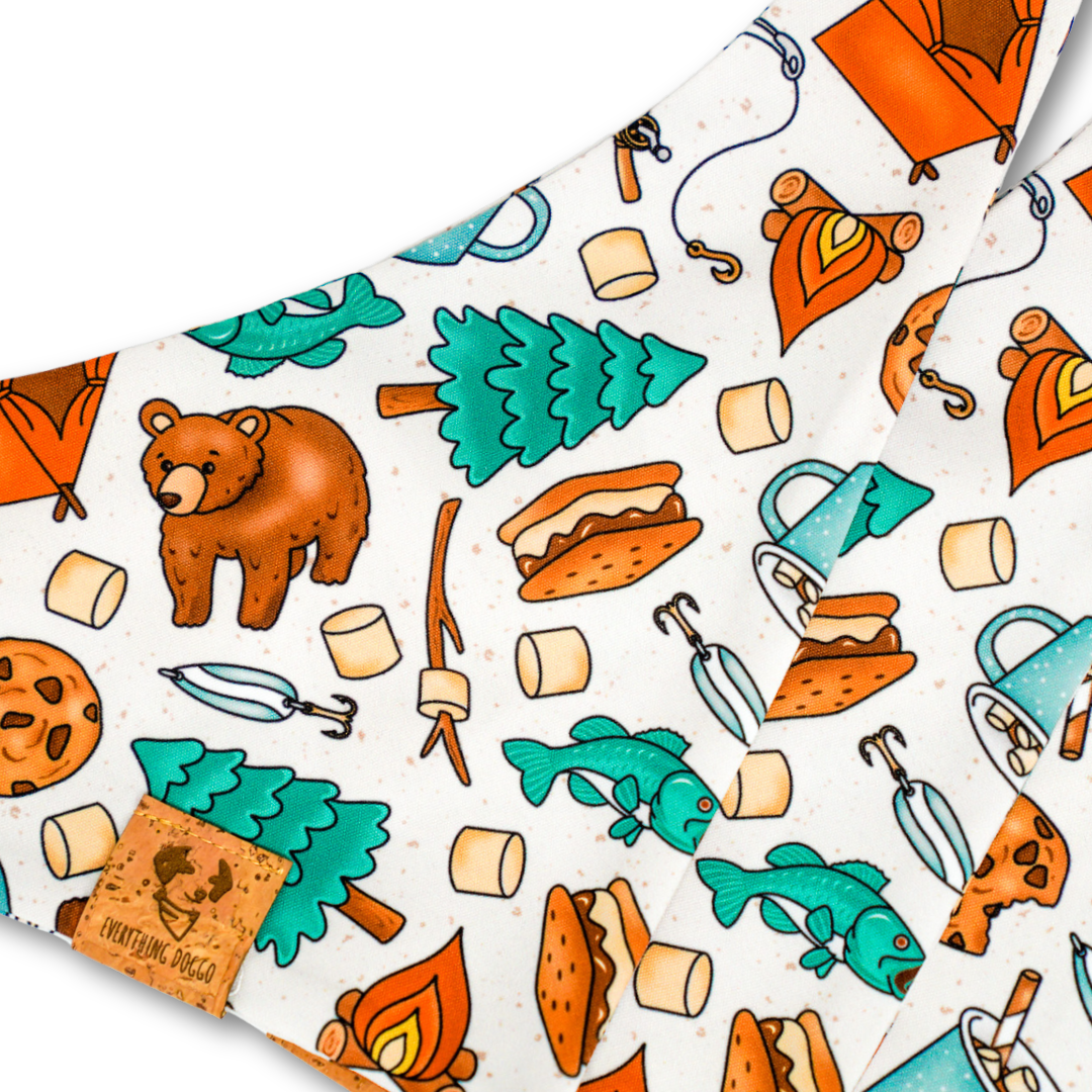 Camping - Single Snap Bandana
