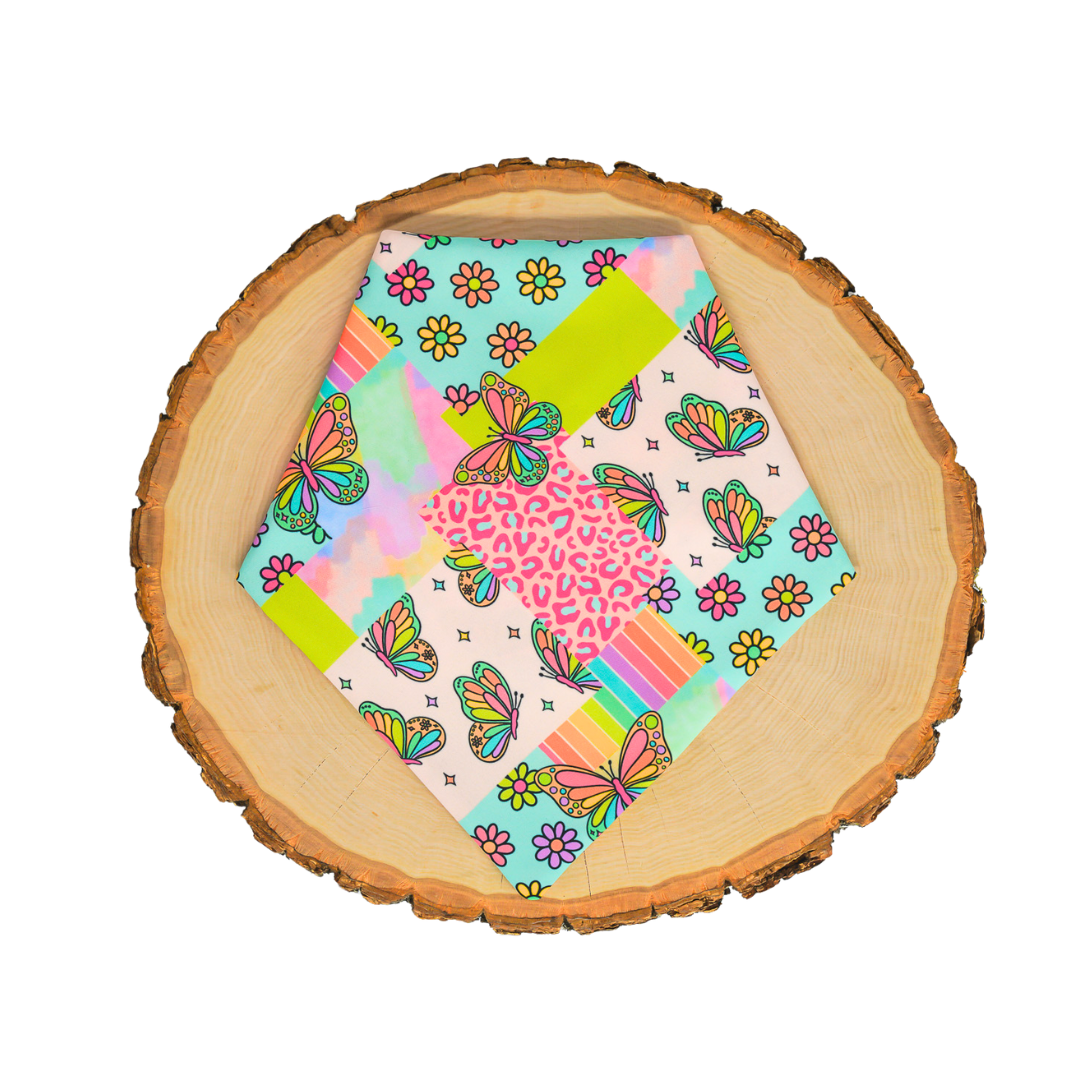 Butterfly Patchwork - Bandana
