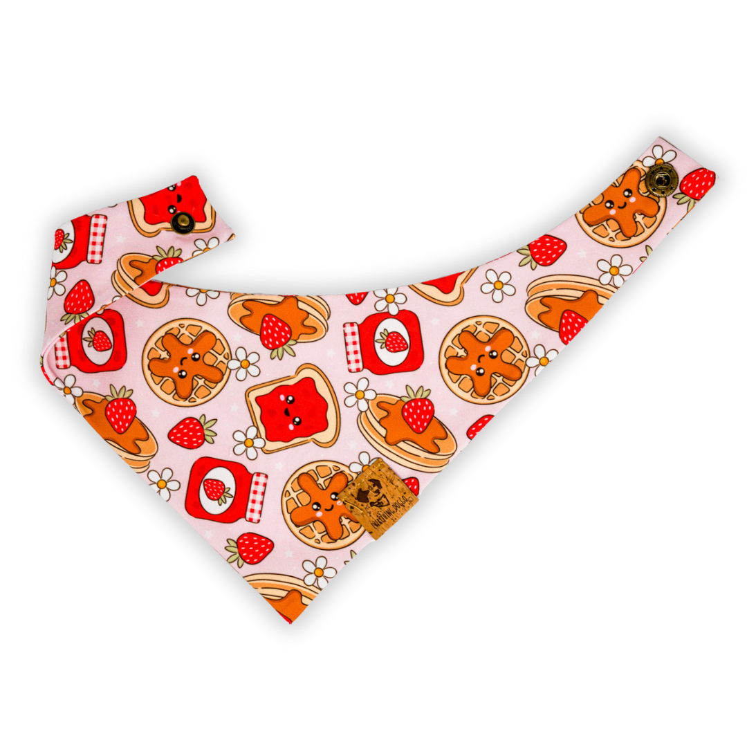 Strawberry Breakfast Jam - Single Snap Bandana