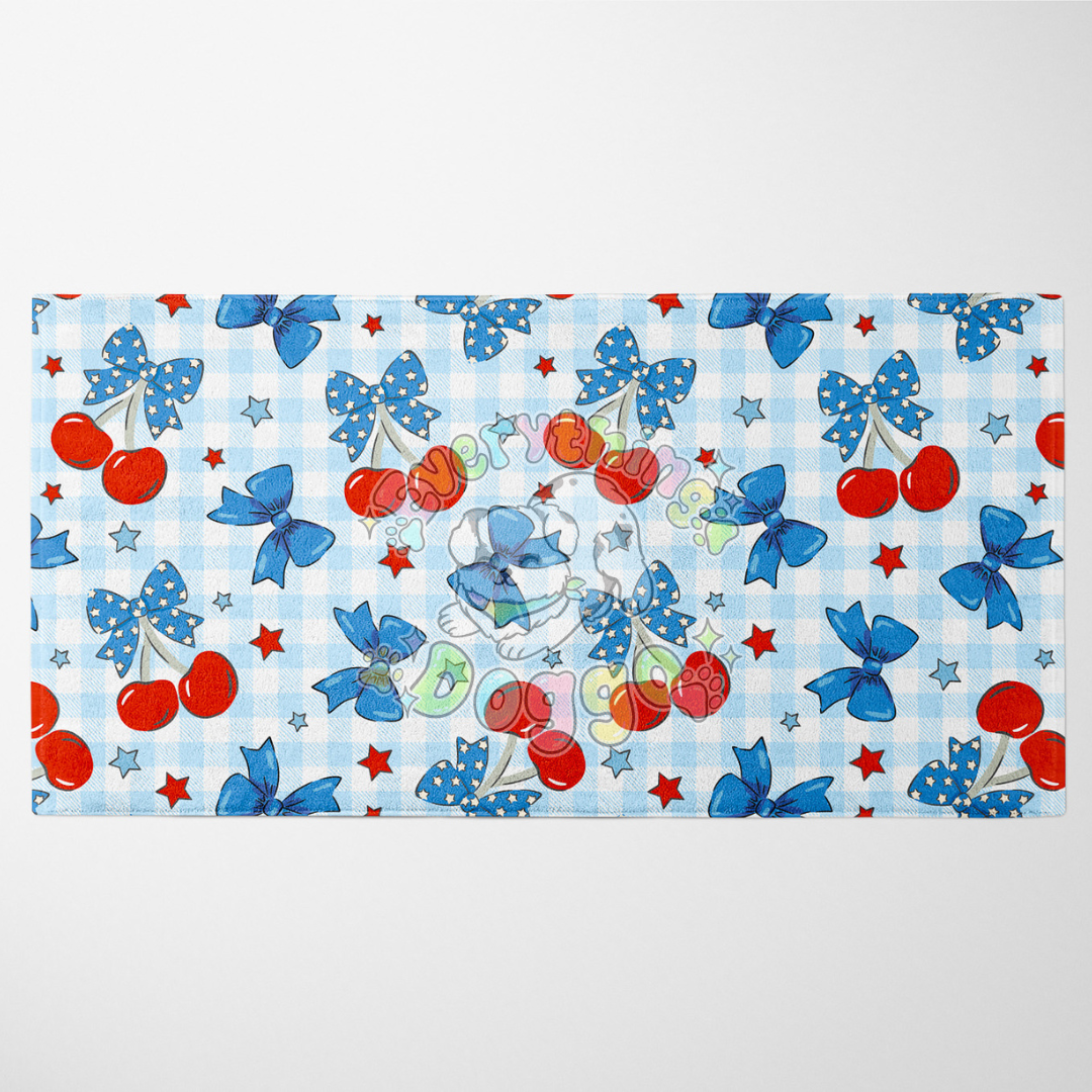 Patriotic Cherries - Towel