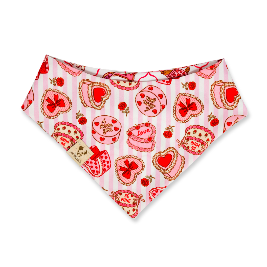 Pupcakes and Kisses (November Monthly Mystery) - Bandana