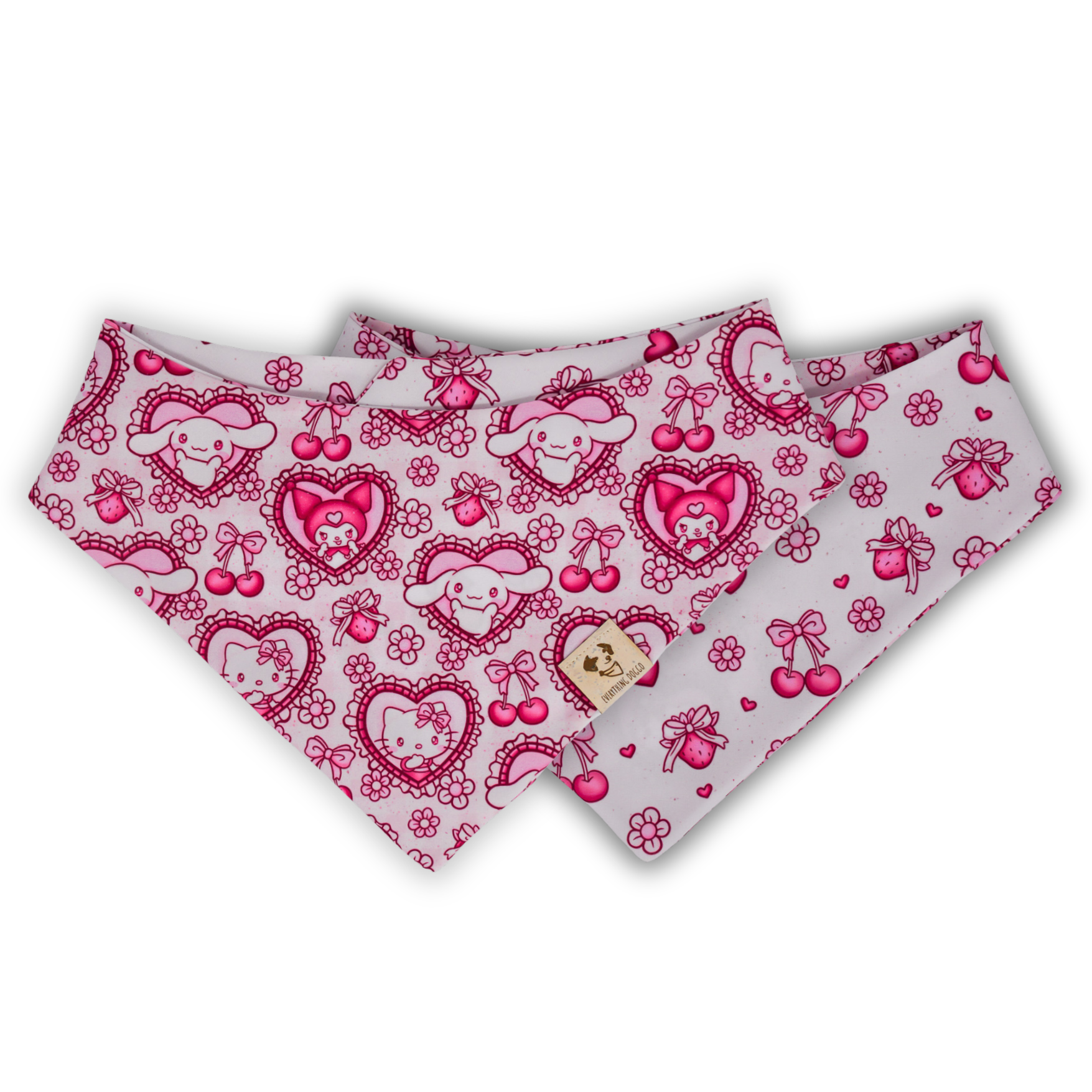 Vintage Kitty Coquette - Bandana (Reversible)