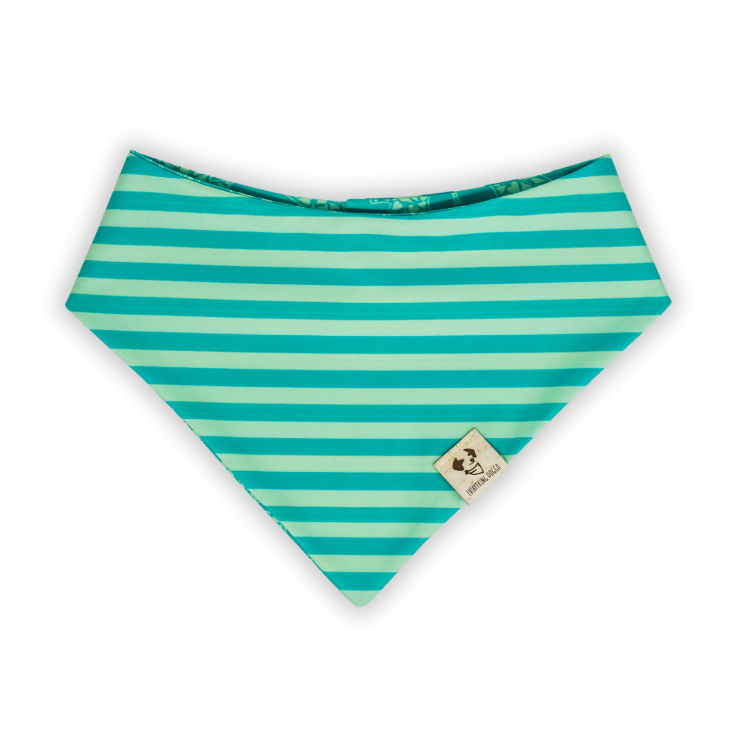 Teal Sharks - Active Snap On Bandana (Reversible)