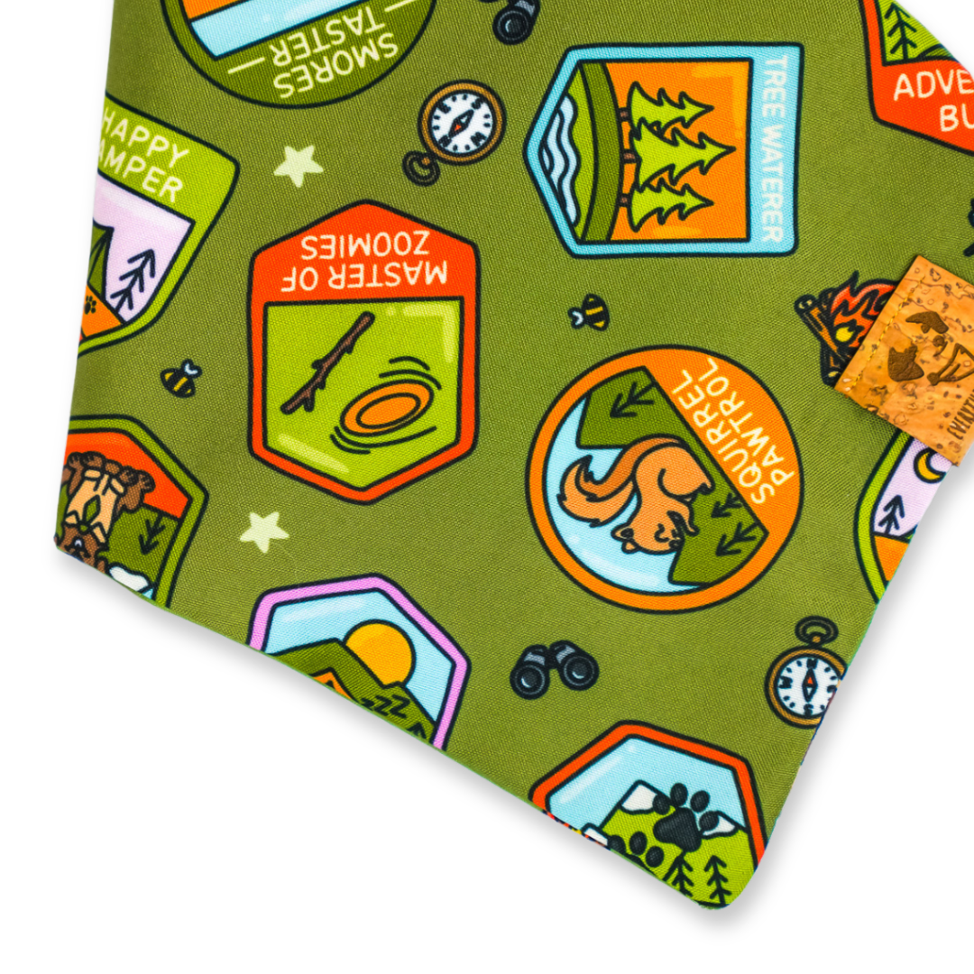 Happy Camper - Bandana (Reversible)