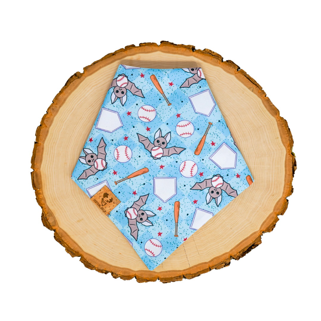 Baseball Bats (Blue) - Bandana