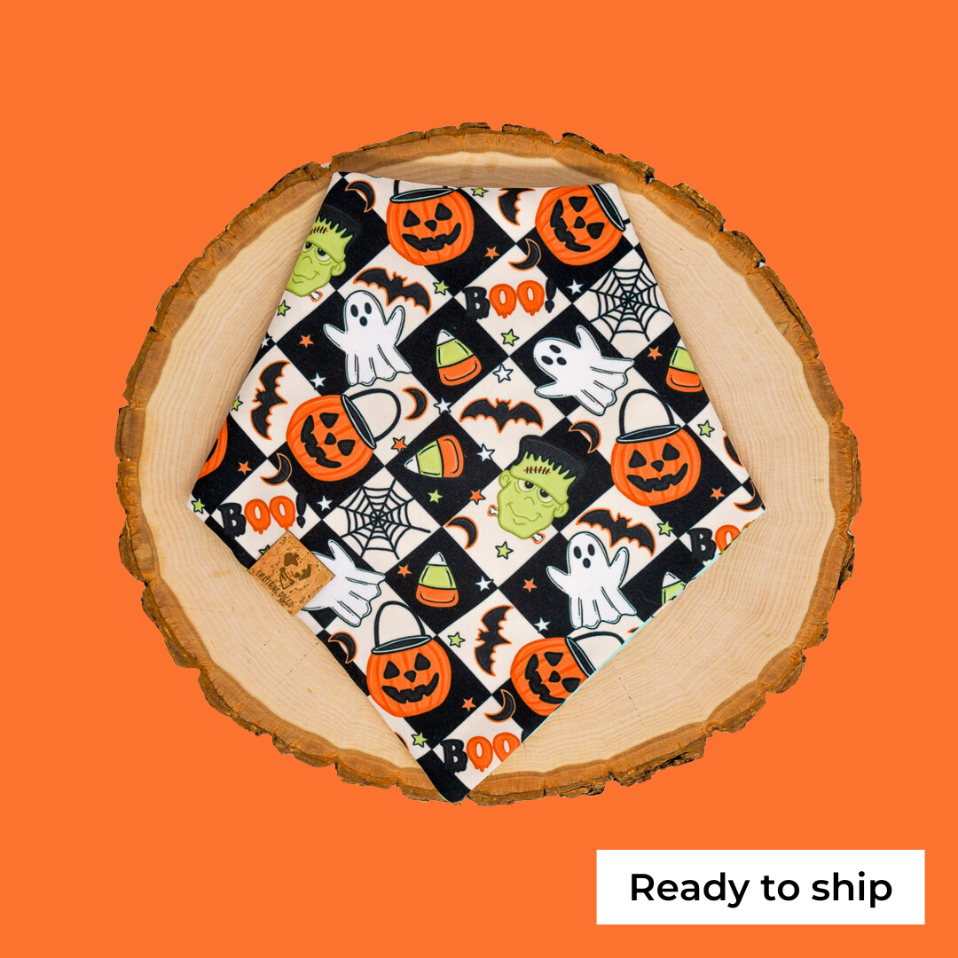 Monsters - Reversible Bandana (Ready to Ship)