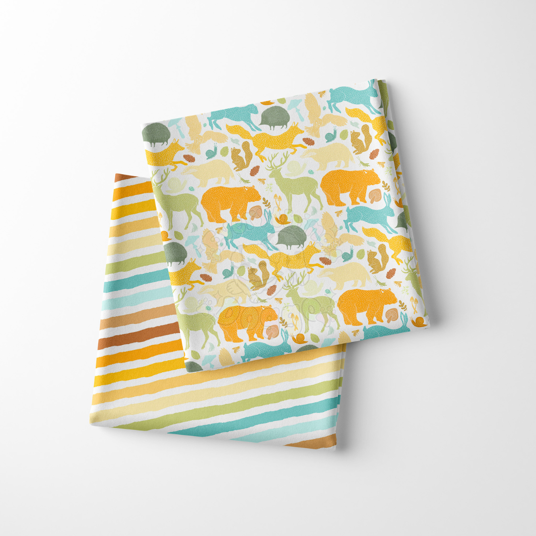 Summer Critters - Active Snap On Bandana (Reversible)