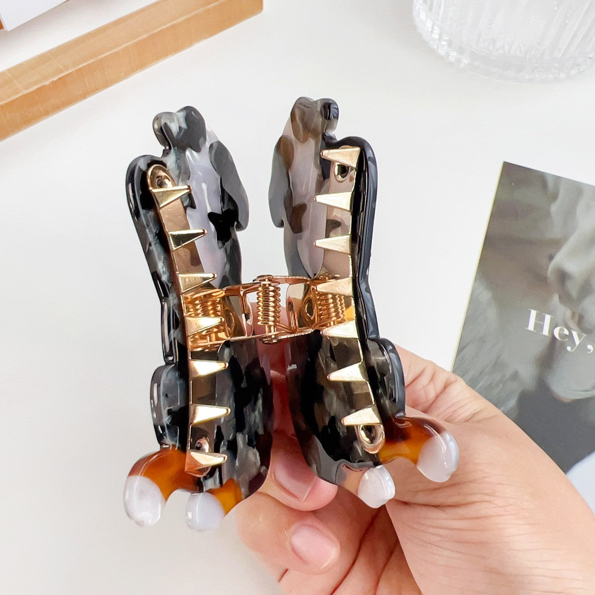 Bernese Mountain Dog Hair Claw Clip