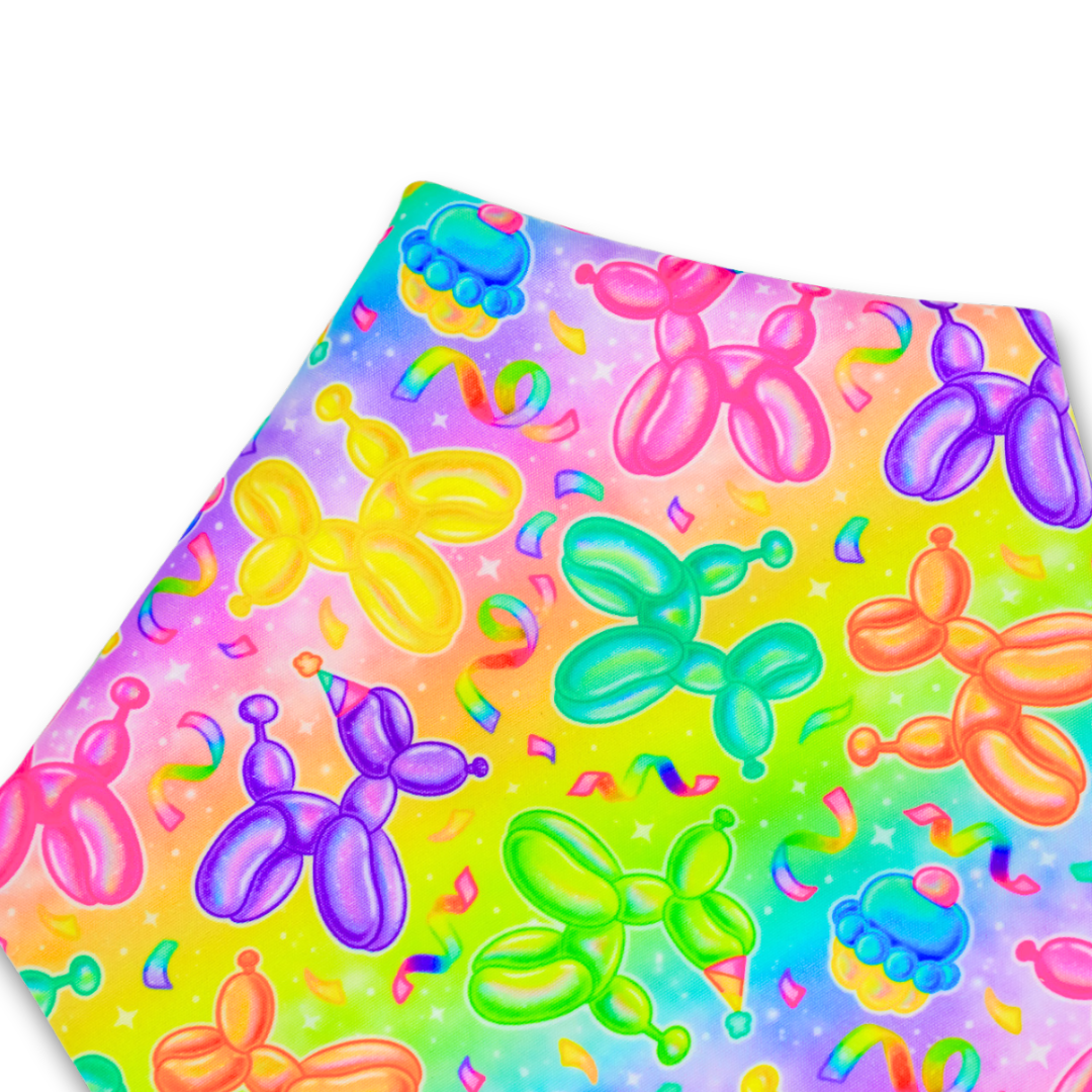 Dog Balloon Bash (Rainbow) - Bandana