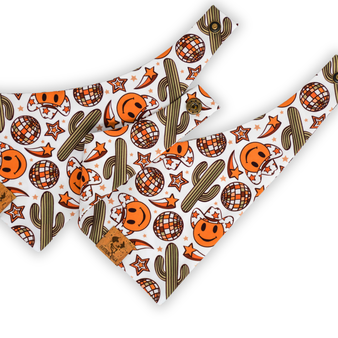 Howdy Smiley - Single Snap Bandana