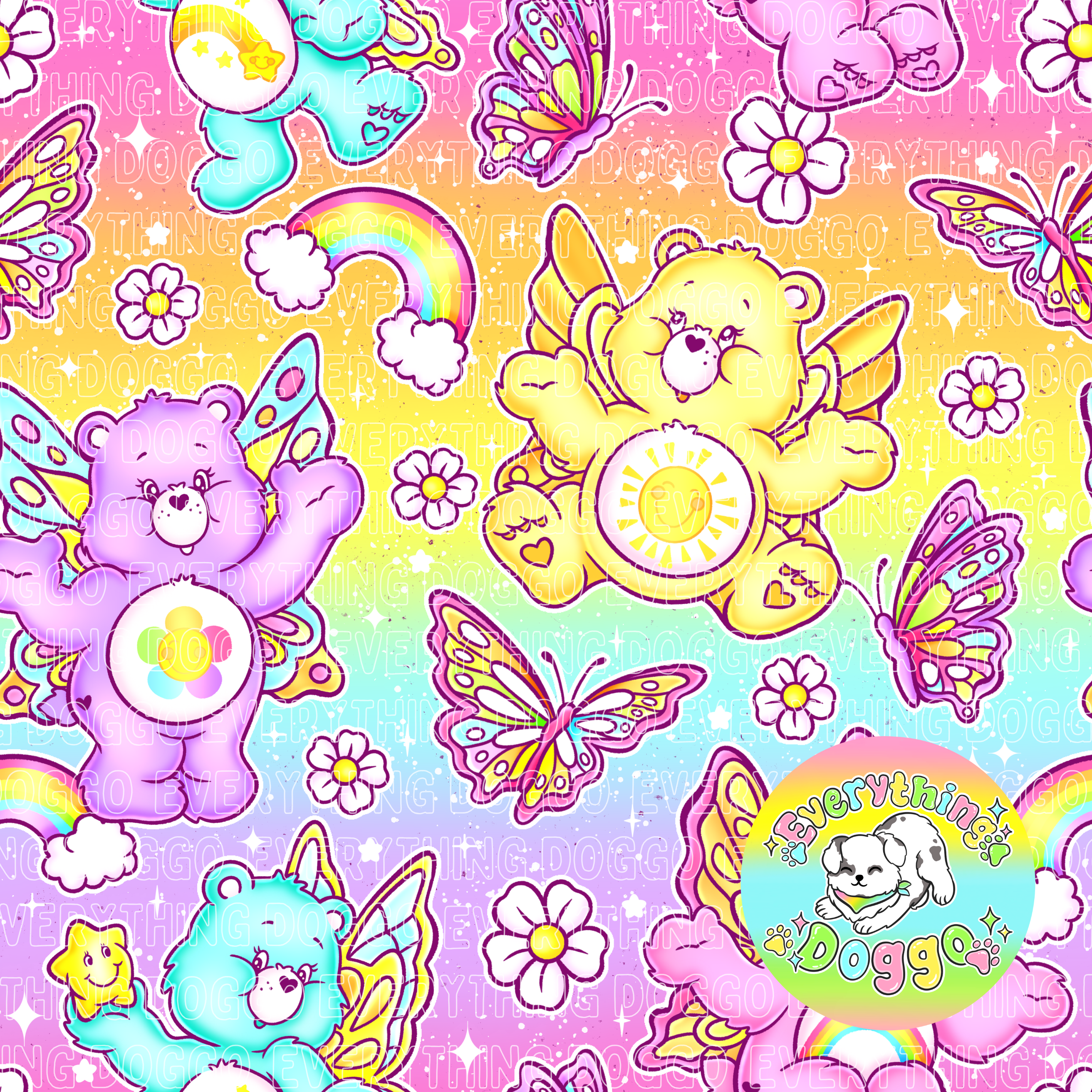 Butterfly Bears - Bandana (Reversible)
