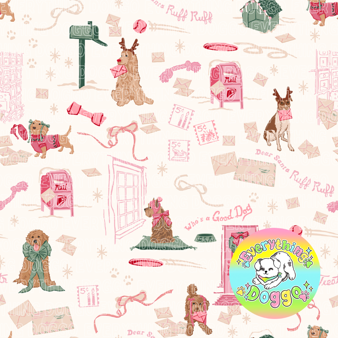 Dear Santa Ruff Ruff (October Monthly Mystery) - Bandana