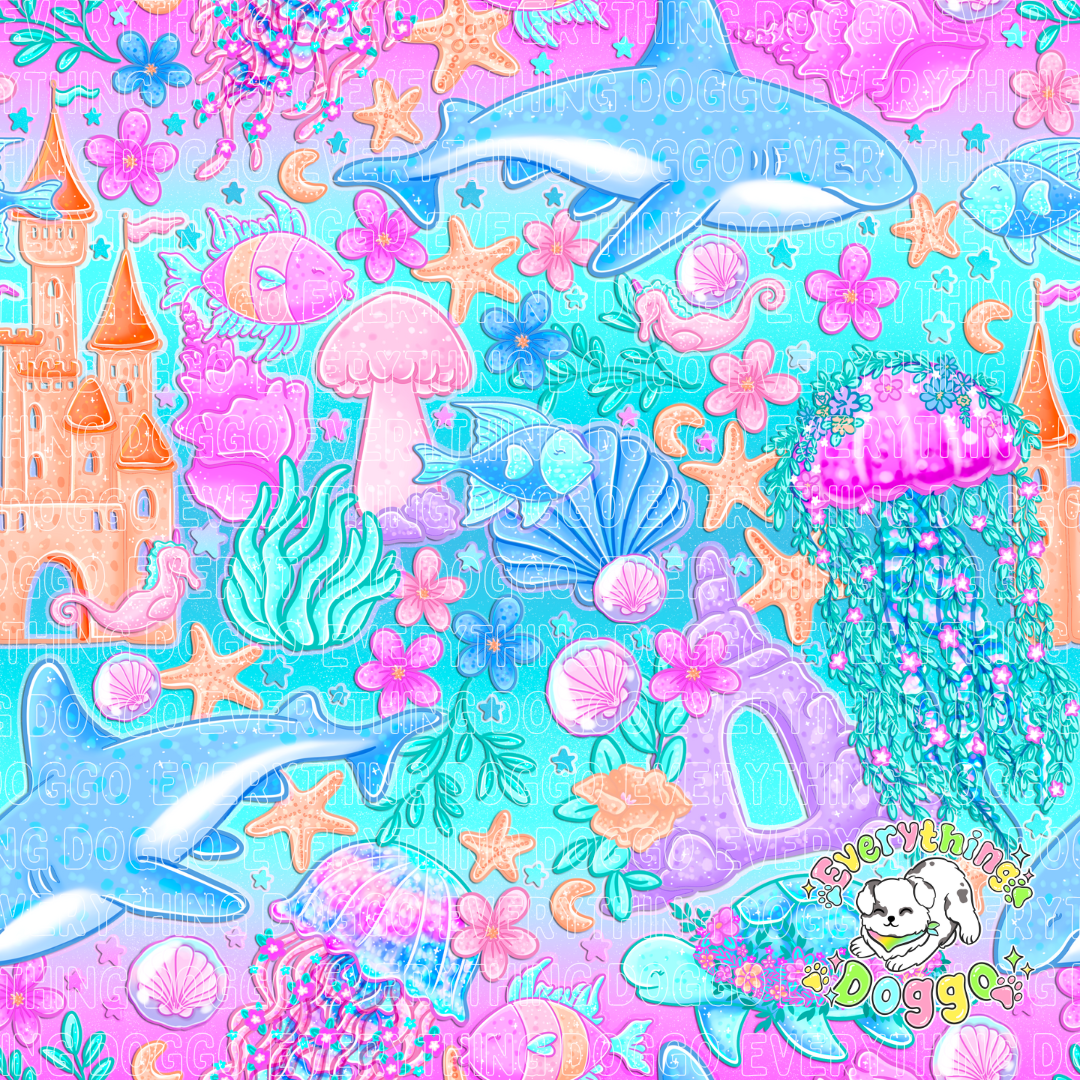 Magical Sea - Active Snap On Bandana (Reversible)