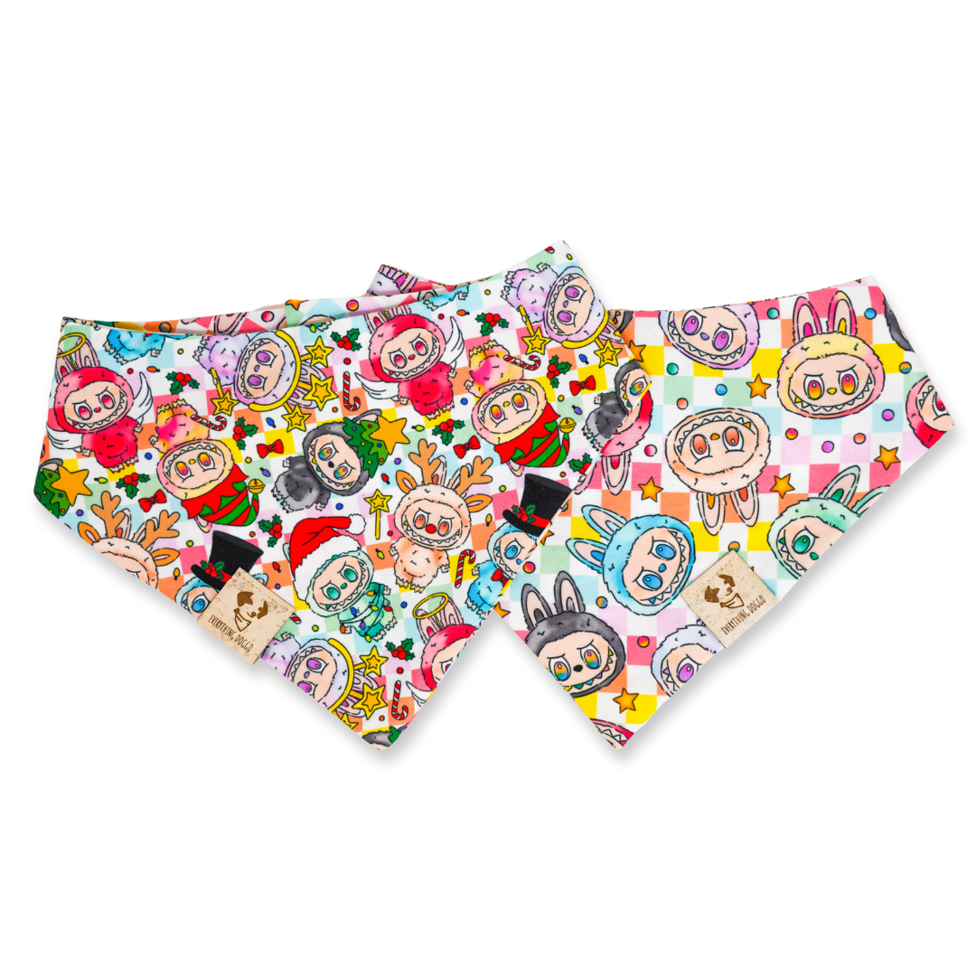 Christmas Bubu - Single Snap Bandana (Reversible)