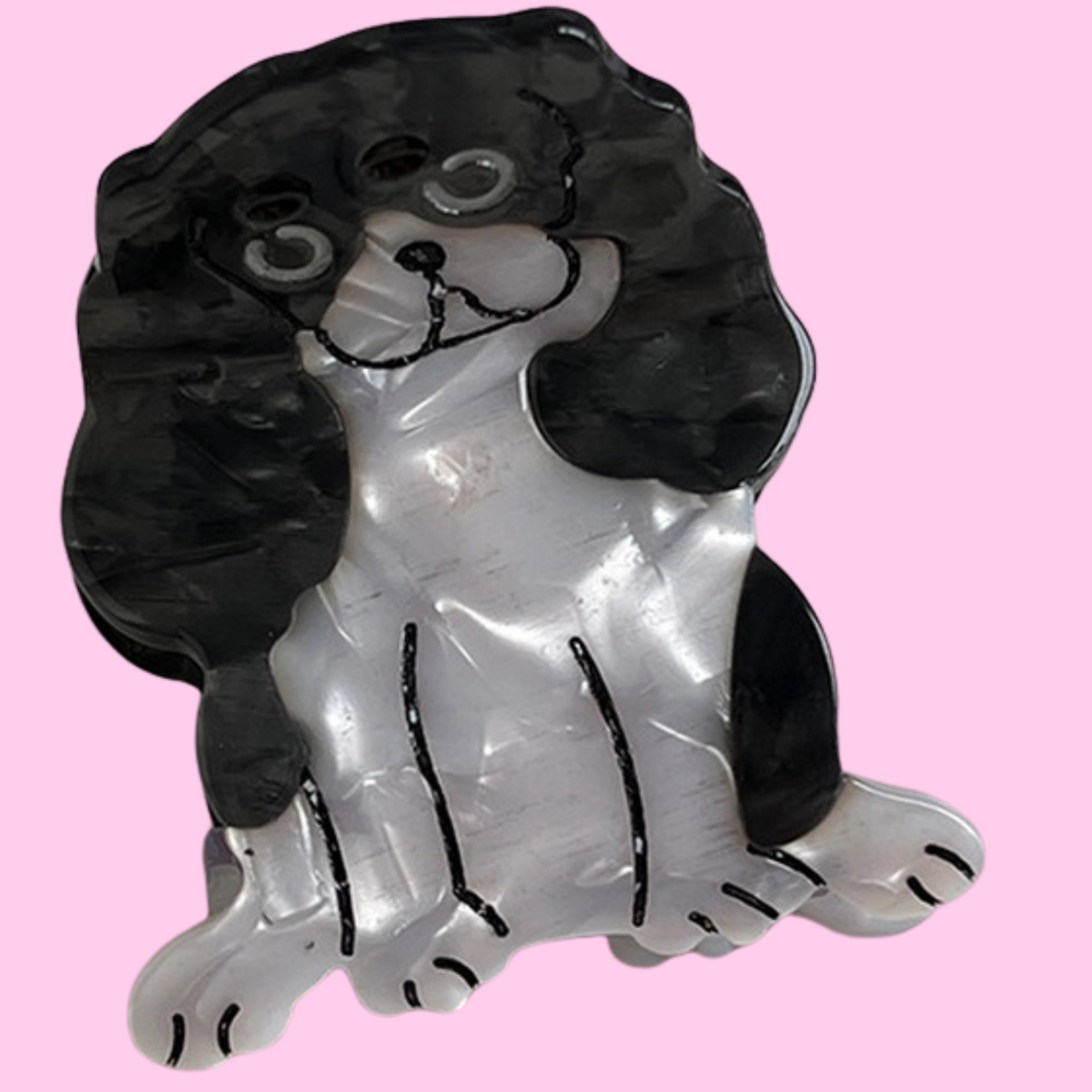 King Charles Cavalier Hair Claw Clip