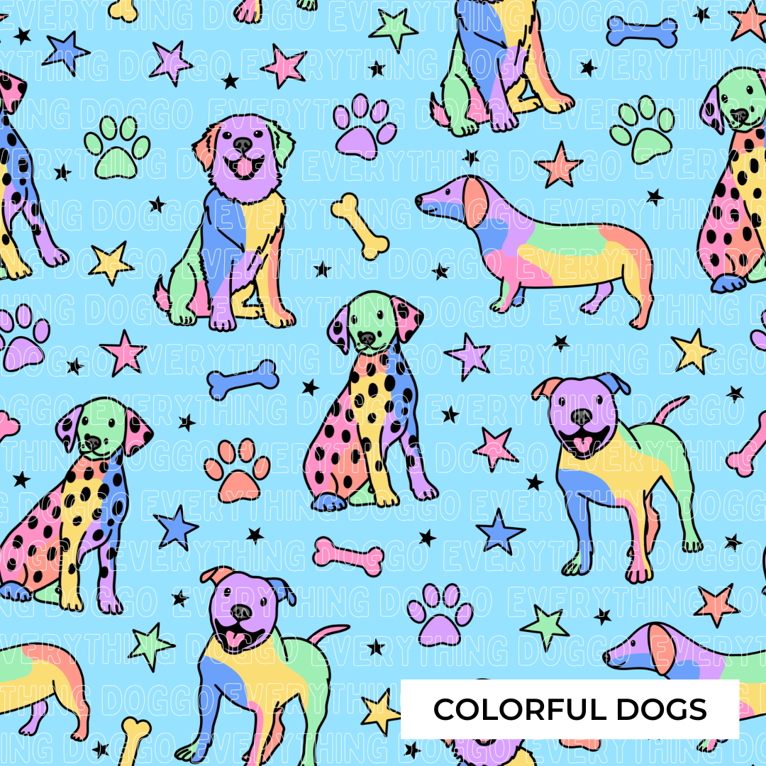 Colorful Dogs - Bandana