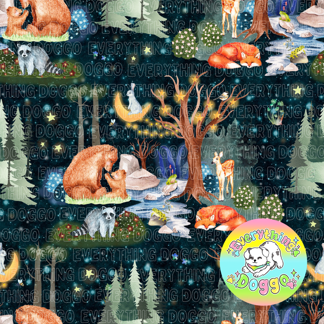 Enchanted Woodland - Active Snap On Bandana (Reversible)