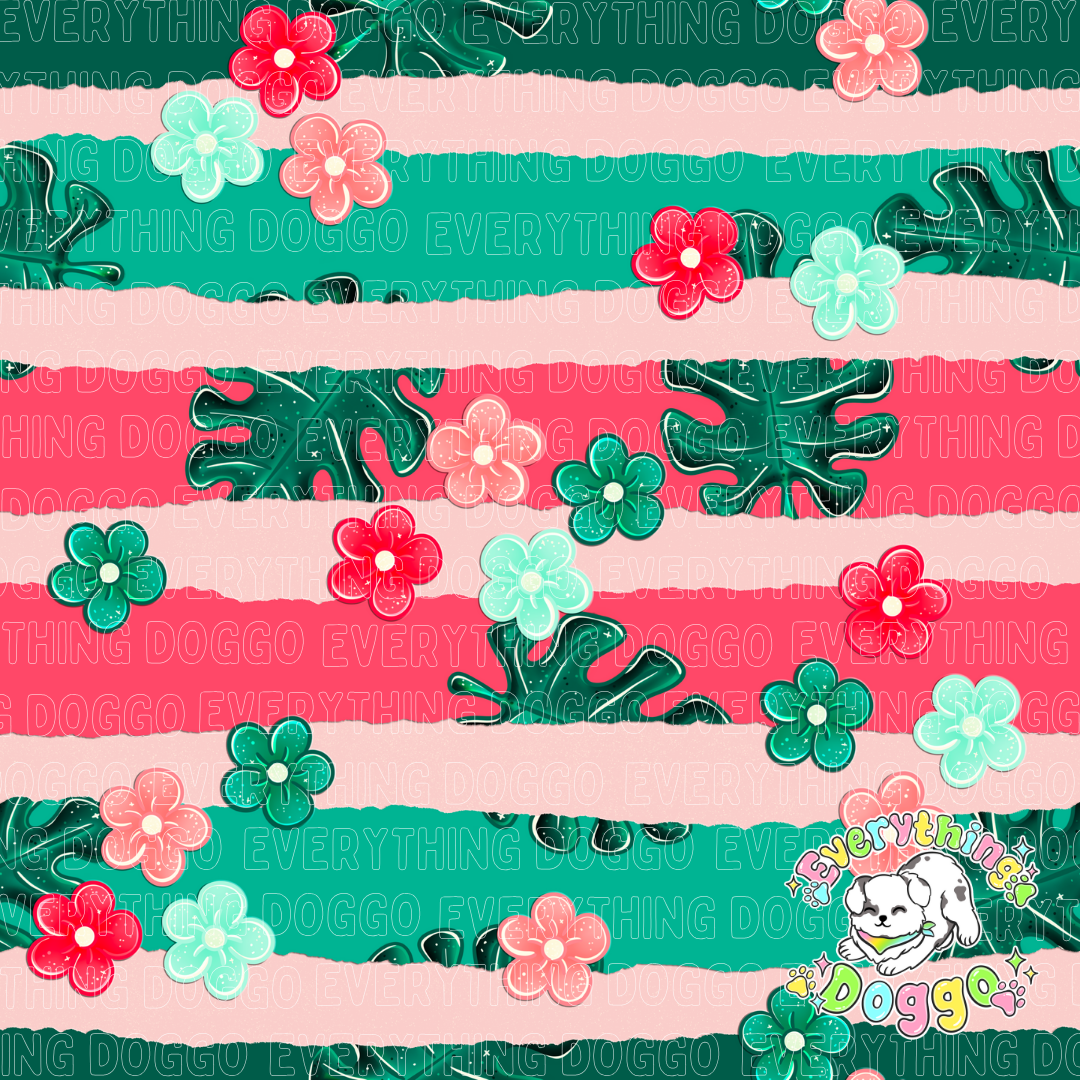 Watermelon Racoons - Bandana (Reversible)