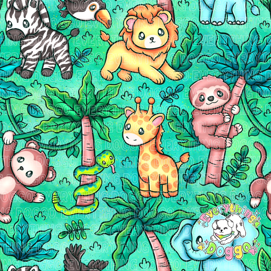 Zoo Animals (February Monthly Mystery) - Bandana