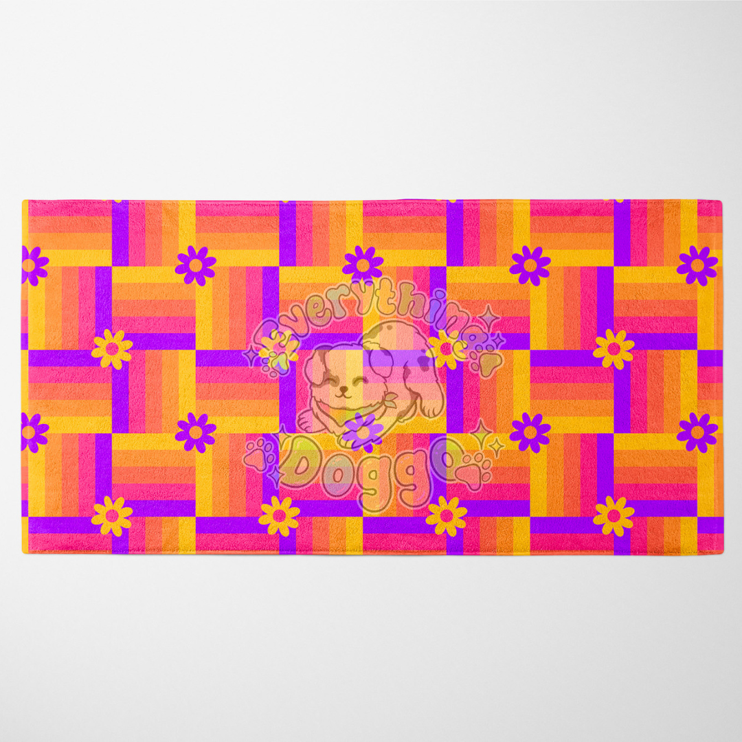 Neon Criss Cross - Towel