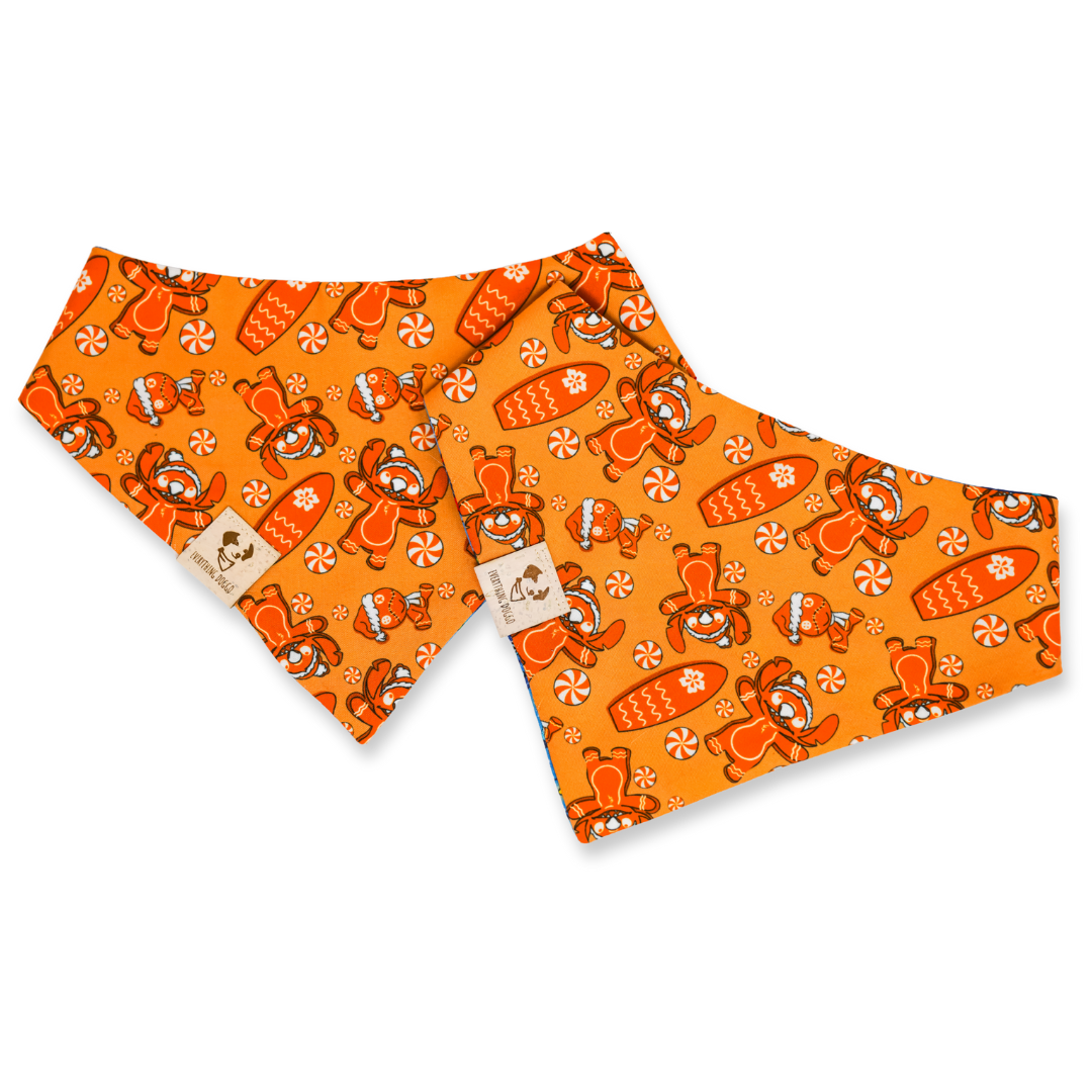 Alien Christmas - Single Snap Bandana (Reversible)