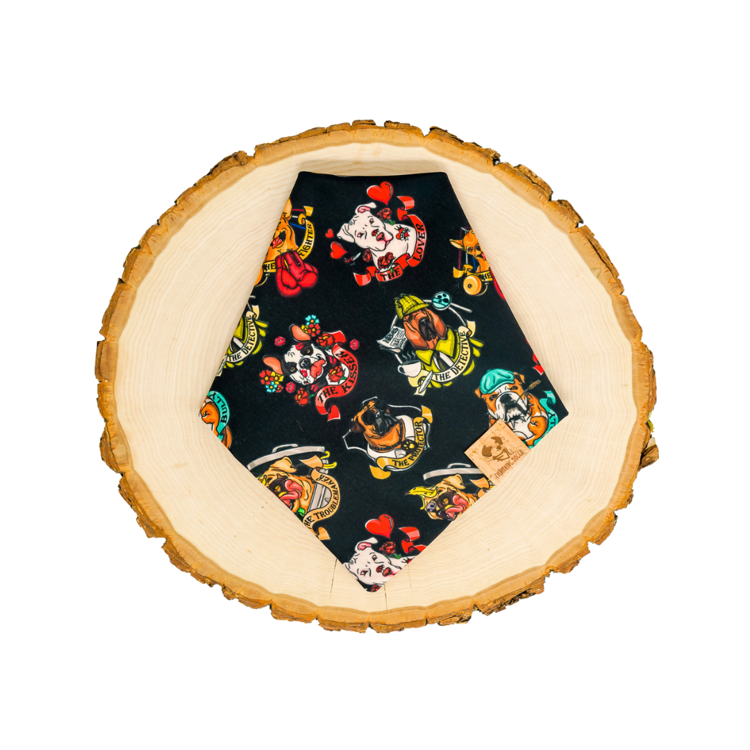 Sailor Tattoo Dogs - Bandana