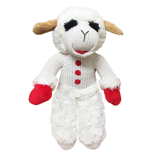 Standing Lamb Chop Plush Dog Toy
