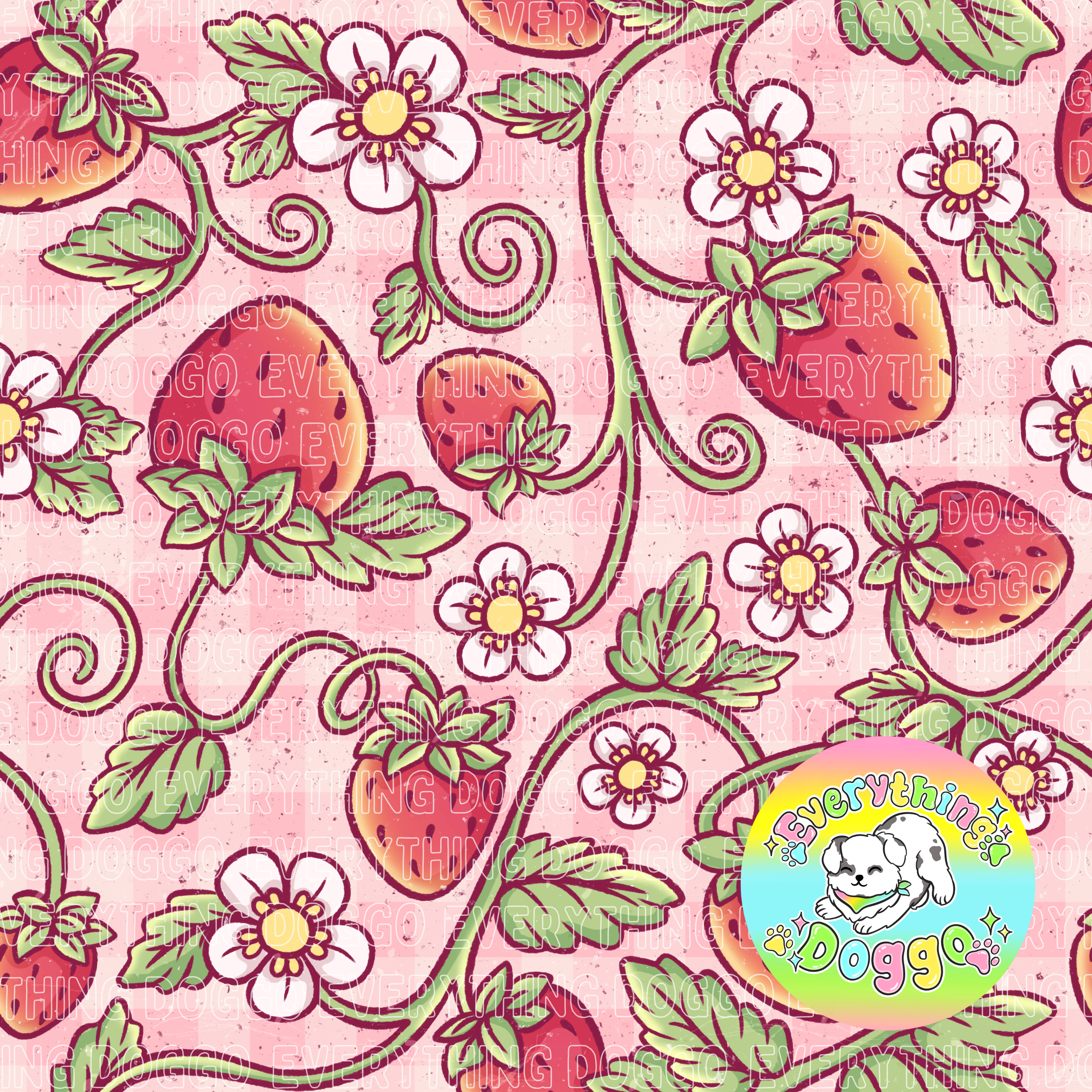 Strawberry Dragons - Bandana (Reversible)