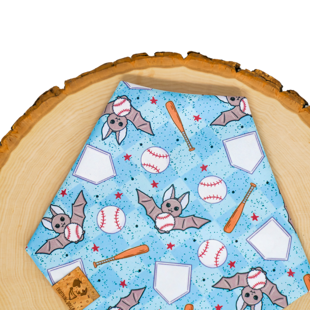 Baseball Bats (Blue) - Bandana